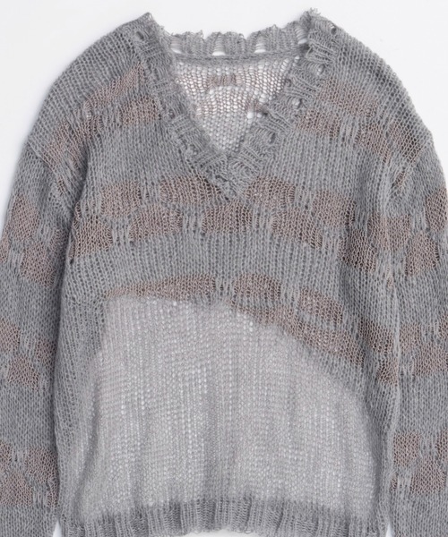 MAISON SPECIAL（メゾンスペシャル） ニット セーター V-neck Low