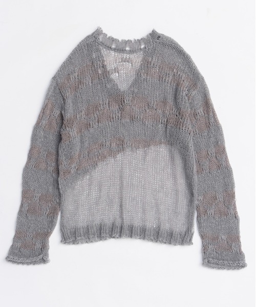 MAISON SPECIAL（メゾンスペシャル） ニット セーター V-neck Low