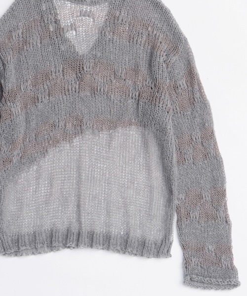 MAISON SPECIAL（メゾンスペシャル） ニット セーター V-neck Low