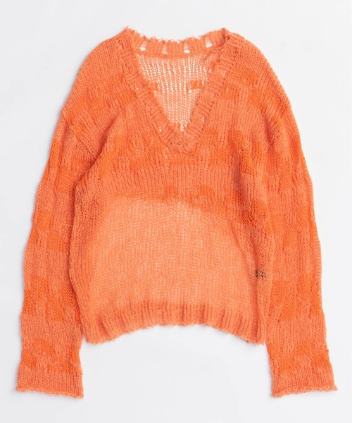 MAISON SPECIAL（メゾンスペシャル） ニット セーター V-neck Low
