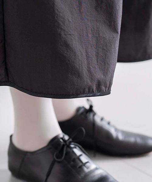 D パンツ コットンナイロンキュロットパンツ レディース : ZOZOTOWN