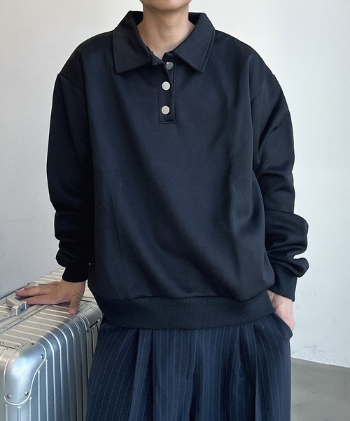 UNDERSTATEMENTs ポロシャツ 「ユニセックス」シルバーボタン