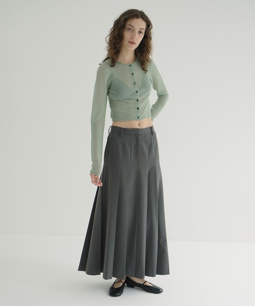 CLANE（クラネ） ロング スカート WIDE PLEATS LONG SKIRT : ZOZOTOWN