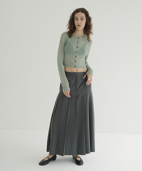 CLANE（クラネ） ロング スカート WIDE PLEATS LONG SKIRT : ZOZOTOWN