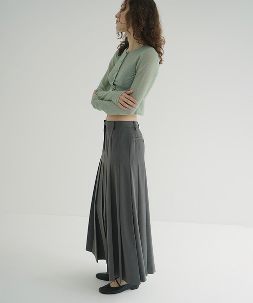 CLANE（クラネ） ロング スカート WIDE PLEATS LONG SKIRT : ZOZOTOWN