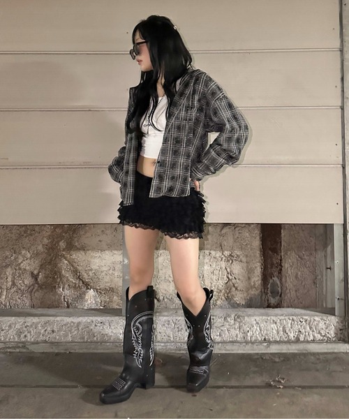 sedacle girl（セダクルガール） ブラウス シャツ ラインストーン