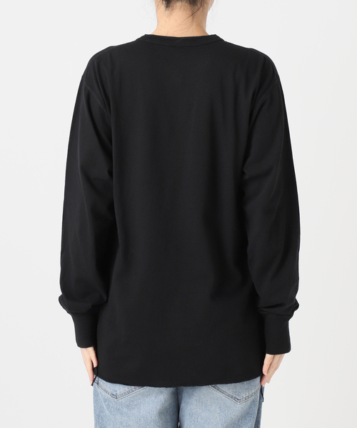 made by HEALTH リネンシャツ　ヘルス　インク she is wired” Long Tee - somunia store