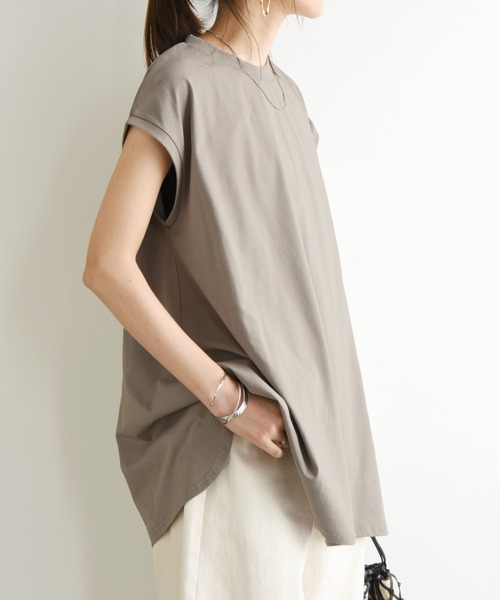 「and it_」 ノースリーブトップス M-L アイボリー レディース_画像4