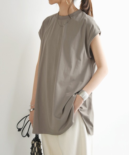 「and it_」 ノースリーブトップス M-L アイボリー レディース_画像5