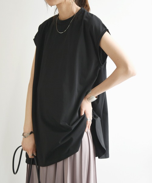 「and it_」 ノースリーブトップス M-L アイボリー レディース_画像8