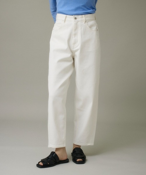 EVERYDAY I LIKE Loose Jeans white デニムパンツ Deuxieme Classe（ドゥーズィエムクラス）の「追加 Baggy デニム