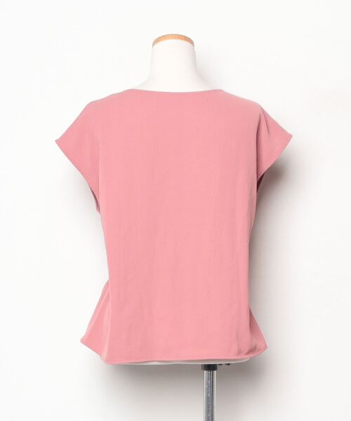 「RHYME」 半袖ブラウス M ピンク レディース_画像2