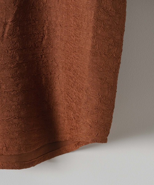 「Casper John」 半袖シャツ MEDIUM ライトブラウン メンズ_画像8