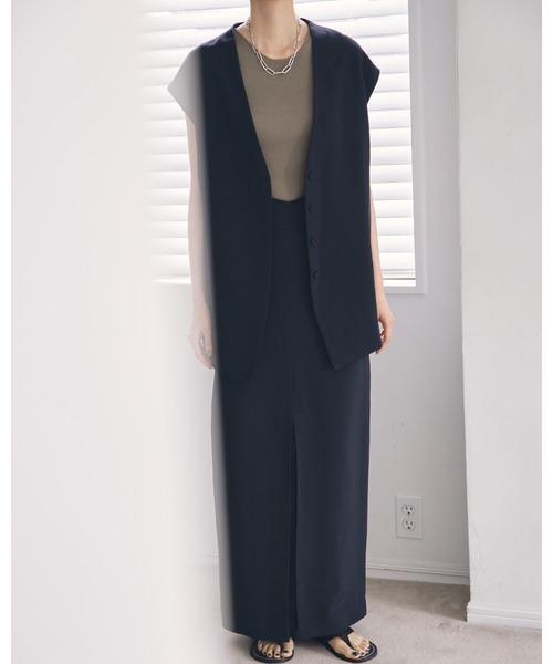 TODAYFUL 「TODAYFUL」 ロングスカート 36inch ネイビー