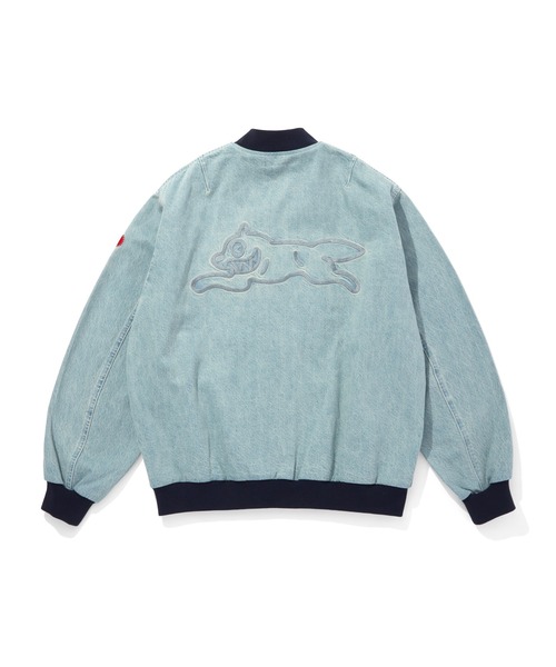 美品！ icecream デニムジャケット スカジャン アイスクリーム 刺繍 ICECREAM（アイスクリーム） デニムジャケット gジャン EMBROIDERED