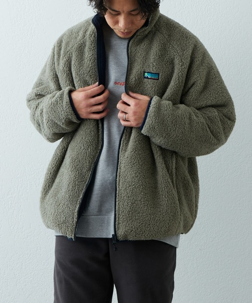 「Franklin Climbing」 ジップアップブルゾン M チャコールグレー メンズ_画像6