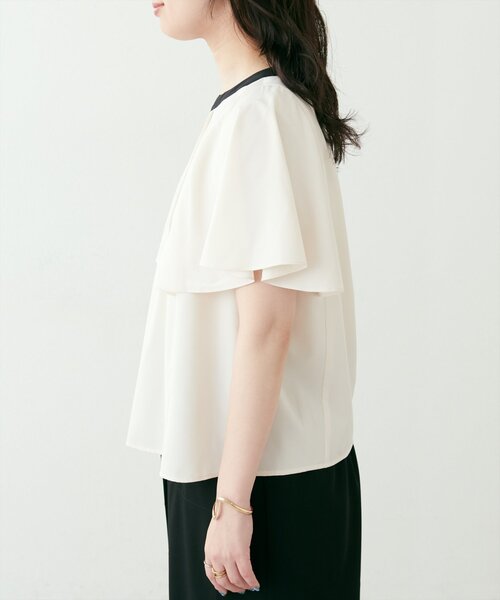 「natural couture」 ノースリーブブラウス FREE チャコールグレー レディース_画像7