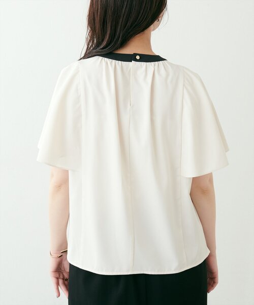 「natural couture」 ノースリーブブラウス FREE チャコールグレー レディース_画像8
