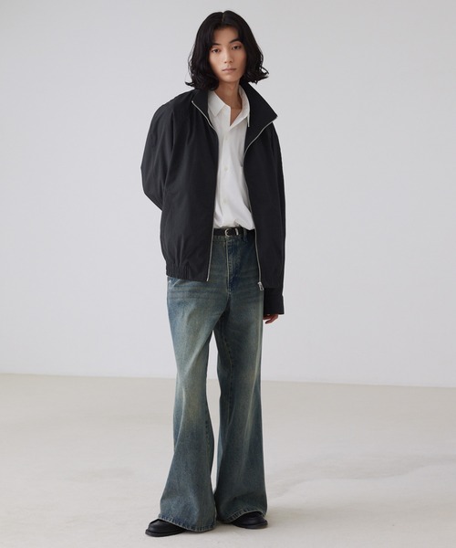 LUENNA ナイロンジャケット 「LUENNA」Nylon Stand Collar Blouson