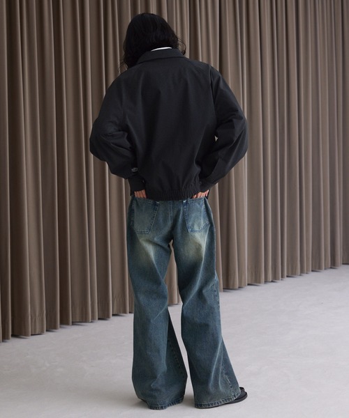 LUENNA ナイロンジャケット 「LUENNA」Nylon Stand Collar Blouson