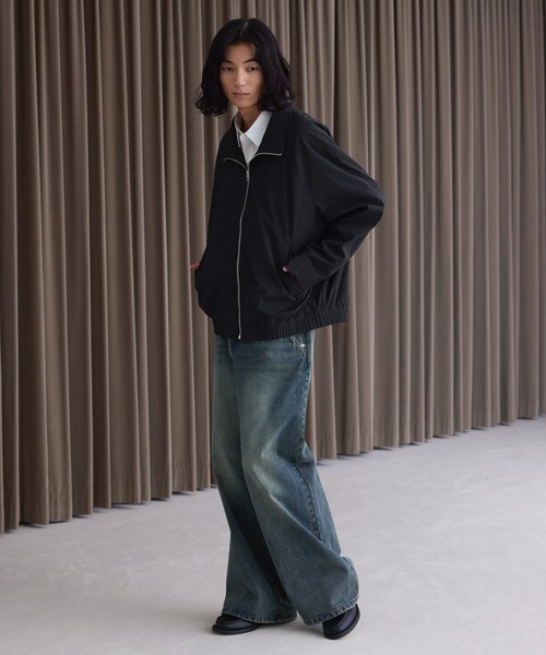 LUENNA ナイロンジャケット 「LUENNA」Nylon Stand Collar Blouson
