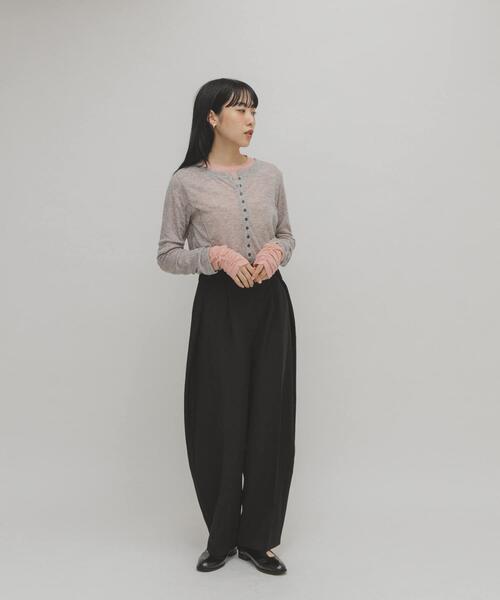 KBF（ケービーエフ） tシャツ バイカラーレイヤードカットソー 