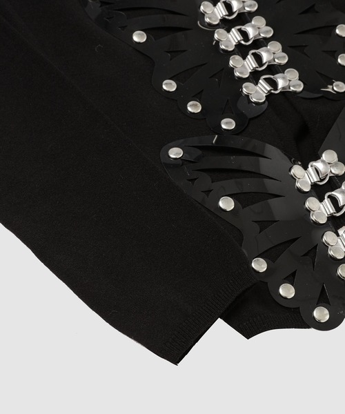 カーディガン Black Butterfly Trio Cardigan レディースの画像