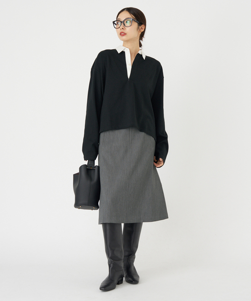 IENA（イエナ） スカート ウール混サテンスカート : ZOZOTOWN Yahoo!店