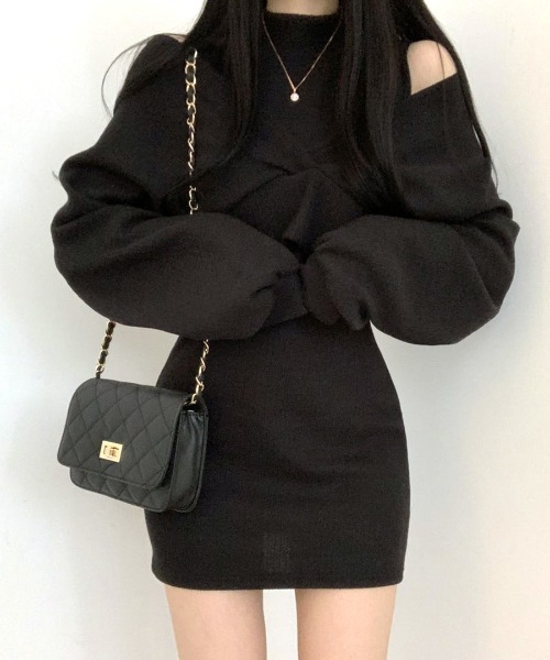 「Riff」 ノースリーブワンピース FREE ベージュ レディース_画像3