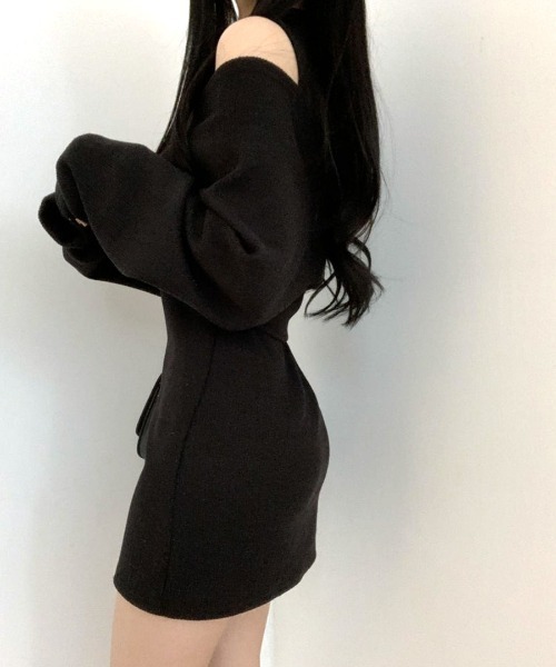 「Riff」 ノースリーブワンピース FREE ベージュ レディース_画像6