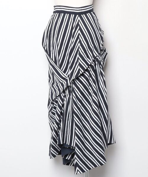 UN3D.（アンスリード） ロングスカート 36 ネイビー レディース