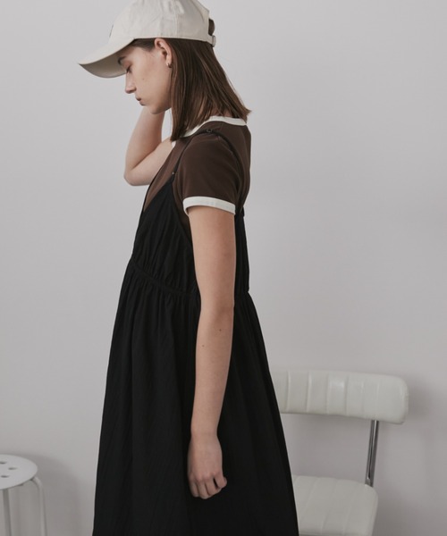 「Auntie Rosa Holiday」 キャミソールワンピース FREE ブラック レディース_画像2