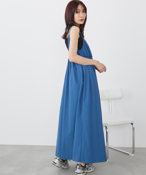 「Auntie Rosa Holiday」 キャミソールワンピース FREE ブラック レディース_画像9