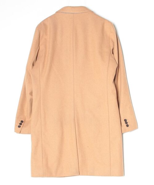 【人気カラー】ナノユニバース★チェスターコート 起毛素材 キャメル 中わた L NANO universe（ナノ・ユニバース） チェスターコート M キャメル