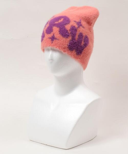 WEGO（ウィゴー） ニット帽 ニットキャップ WEGO/RRWロゴシャギー