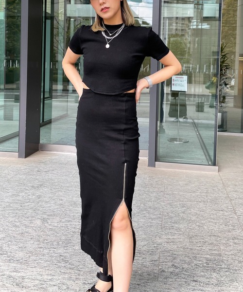 「SPIRALGIRL」 半袖ワンピース FREE ホワイト レディース_画像2