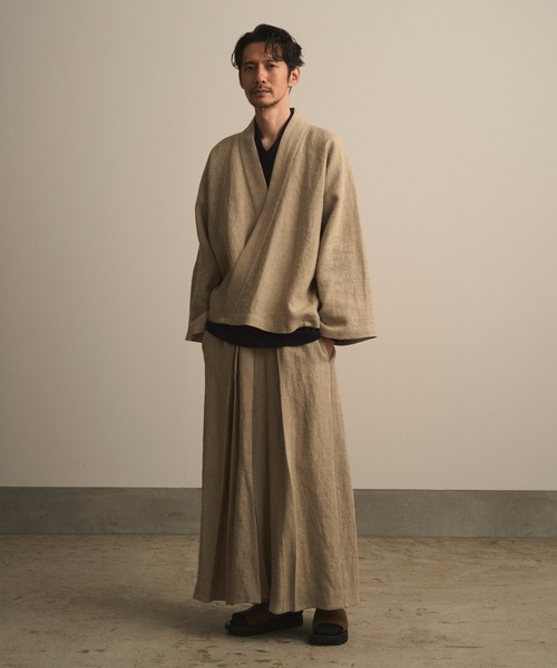 和ROBE パンツ 2025年秋冬の和ROBE / HEAVY LINEN EASY HAKAMA メンズ