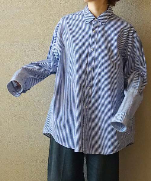 ジャーナルスタンダードラックス　ハイカウントタイプライターPlainシャツ JOURNAL STANDARD LUXE（ジャーナルスタンダード ラックス） ブラウス