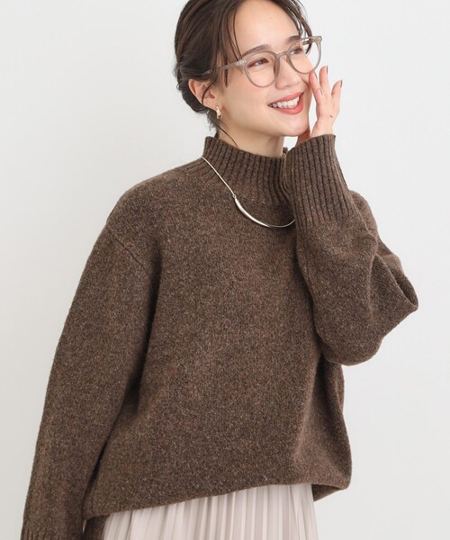 deres 13th sweater タートルニット　セーター　ストールセット DRESKIP（ドレスキップ） ニット セーター 「S-LL」ゆるシルエットな