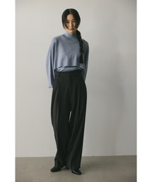 「STYLEMIXER」 スラックス X-SMALL ダークグレー レディースの画像2