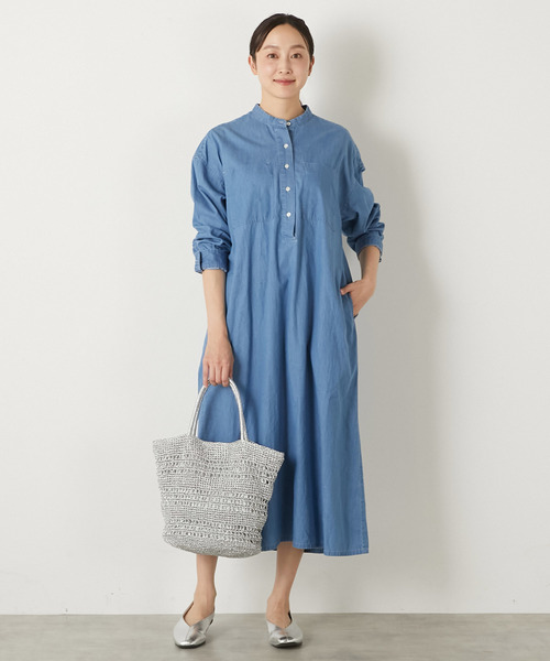 「MELROSE claire」 ハンドバッグ FREE シルバー レディース_画像2