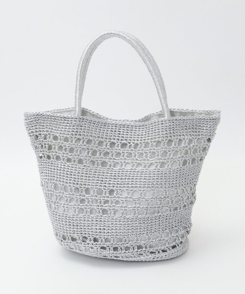 「MELROSE claire」 ハンドバッグ FREE シルバー レディース_画像3