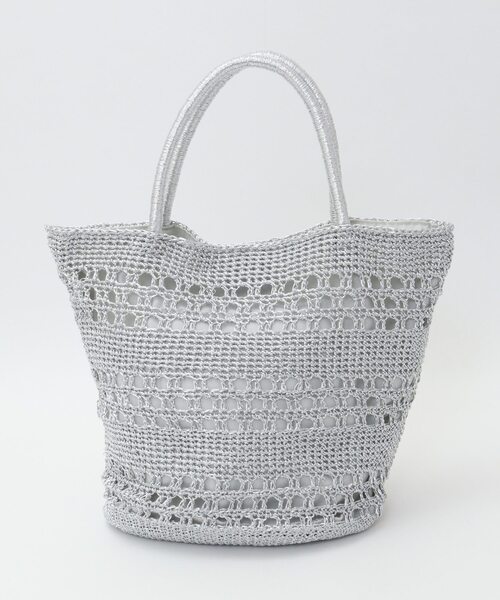 「MELROSE claire」 ハンドバッグ FREE シルバー レディース_画像5