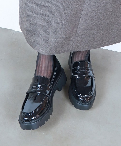 「enchanted」 シューズ 22.5 ブラック レディース_画像2