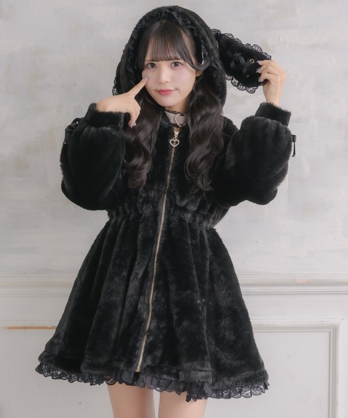 ROJITA（ロジータ） コート アウター うさ耳ファーコート レディース