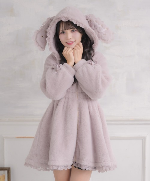 ROJITA（ロジータ） コート アウター うさ耳ファーコート レディース