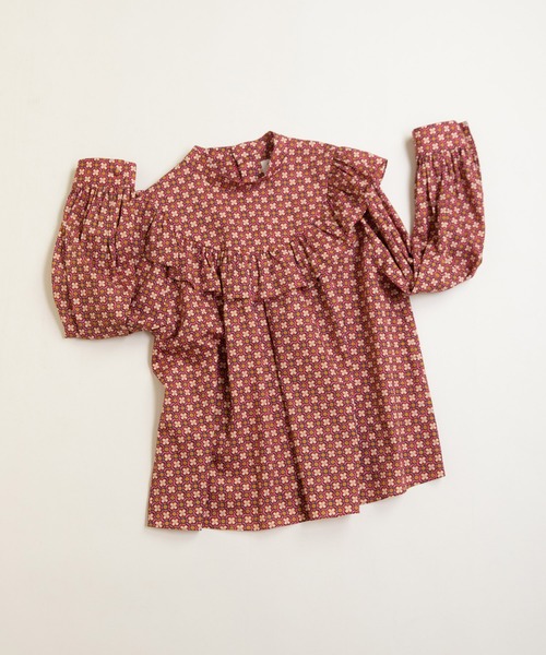希少品番 新品タグ付 CHILDWOMAN✕LIBERTY パッチワークブラウス 