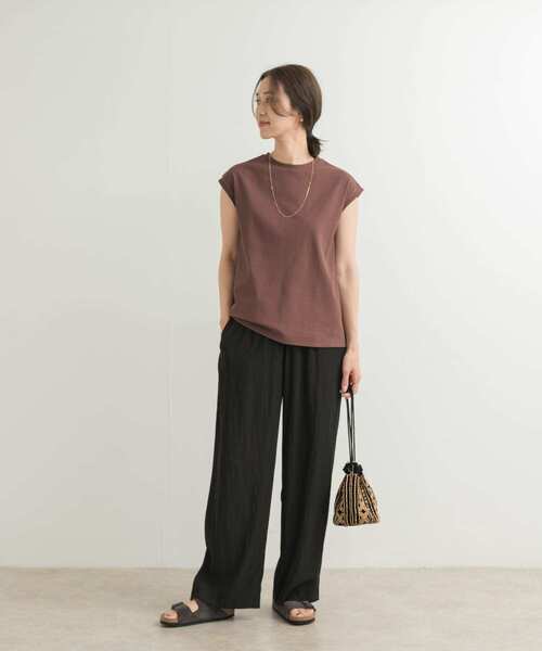 「URBAN RESEARCH DOORS」 ノースリーブトップス MEDIUM イエロー レディース_画像6