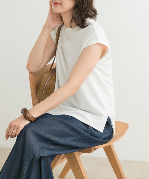 「URBAN RESEARCH DOORS」 ノースリーブトップス MEDIUM イエロー レディース_画像9