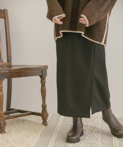 「ITEMS URBANRESEARCH」 タイトスカート FREE ベージュ系その他 レディース_画像3